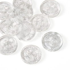 2穴樹脂ボタン  フラットラウンド  ホワイト  13x3mm  穴：2mm&nbsp;BUTT-TAC0007-01B