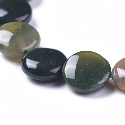 天然石ブラッドストーンビーズ連売り  ヘリオトロープ石ビーズ  フラットラウンド  10~11x4~5mm  穴：0.8~1mm  約39個/連  15.35インチ（39cm）&nbsp;G-G805-D03