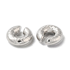 変色しない304ステンレススチール製カフイヤリング  ノンピアスイヤリング  ラウンド  ステンレス鋼  29x30x9.5mm&nbsp;EJEW-Z022-02P
