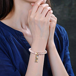 50個2色真鍮ビーズ  ニッケルフリー  18KGP本金メッキ  六角  ミックスカラー  6x7x3mm  穴：1.5mm  25個/カラー&nbsp;KK-BBC0016-51