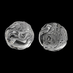 天然石クオーツクリスタルビーズ  ロッククリスタルビーズ  ラウンド  13.5mm  穴：1.4mm&nbsp;G-L589-003