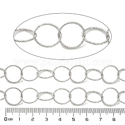 304ステンレススチールローロチェーン  ハンダ付け  ステンレス鋼色  14x1mm&nbsp;CHS-A016-04P-A