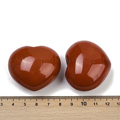 ハート 天然混合石 パームストーン  不安を癒すポケットサムストーン  45.5x39.5~40.5x24.5~26.5mm&nbsp;G-C186-03