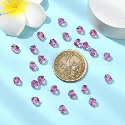 プレシオサ®クリスタルビーズ  チェコクリスタル  双円錐形(451 69 302 ロンデル)  バラ70010本  5mm  穴：1mm&nbsp;Y-PRC-BA5-70010