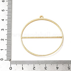 真鍮チャーム  ラウンド  18KGP本金メッキ  41x38x0.7mm  穴：1.8mm&nbsp;KK-O100-05G