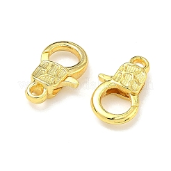 合金製カニカン  長持ちメッキ  ラックめっき  ゴールドカラー  15x9x4mm  穴：1.6mm&nbsp;FIND-G110-03G
