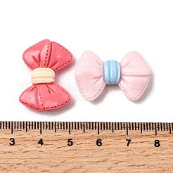 オペーク樹脂カボション  蝶結び  ミックスカラー  18x26.5x7mm&nbsp;RESI-K046-04