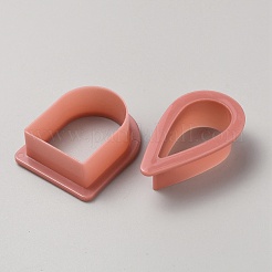 24 個のプラスチック金型  クッキーカッター用  DIY ポリマー粘土切断ツール  インディアンレッド  23.5~52x17~47x15mm  24個/セット&nbsp;AJEW-WH20002-05B