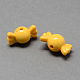 ソリッドカラーアクリルビーズ  キャンディ  オレンジ  12x21x12mm  穴：2mm  約389個/500g&nbsp;SACR-R808-06-1