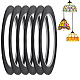 66mペット粘着テープ  ブラック  2mm&nbsp;AJEW-WH0481-171C-1