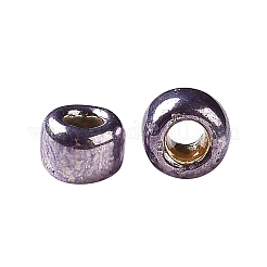 TOHOラウンドシードビーズ  日本製シードビーズ  （pf568)パーマフィニッシュライトアメジストメタリック  8/0  3mm  穴：1mm  約222PCS /ボトル  10 G /ボトル&nbsp;SEED-JPTR08-PF0568