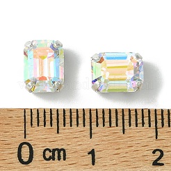 プレシオサ® マキシマ クリスタル 縫い付けカップ  マルチ連リンク  チェコクリスタル  真鍮製爪付き台座付き  719 37 406 八角形  銀  00030 200 クリスタル アブ  8x6mm&nbsp;Y-PRC-SC8-00030-200-S