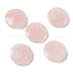 天然石ミックスストーンペンダント  フラットラウンドのチャーム  多面カット  25x6mm  穴：1.5mm&nbsp;GG-CBAD7AB-01