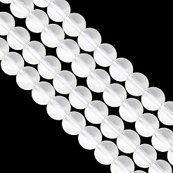 2連売り合成水晶ビーズ連売り  ラウンド  8mm  穴：1mm  約50個/連  15.5インチ（39.37cm）&nbsp;G-GO0001-28B