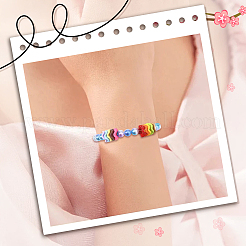 アクリル製ヨーロピアン大穴ビーズ 100個  花  ミックスカラー  12.5x3mm  穴：5.5mm&nbsp;MACR-SC0002-40