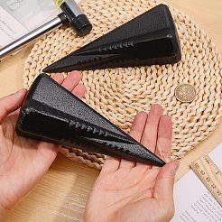 スチール製薪割り機  薪割り道具  コーン  ブラック  6.7x7.8x17cm&nbsp;TOOL-WH0165-54