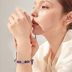 120個6スタイルチベットスタイルアロイビーズ  大穴ビーズ  カドミウムフリー＆鉛フリー  混合形状  アンティークシルバー  7.5~10.5x5~8.5mm  穴：1.5~5.5mm  20個/スタイル&nbsp;TIBE-NB0001-21