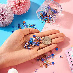DIYビーズジュエリー作りの検索キット  サドルブラウン  2~6mm  約25~33 G /袋&nbsp;DIY-TAC0009-10G