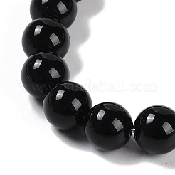 オペークガラスビーズ連売り  模造ヒスイビーズ  染め  ラウンド  10mm  穴：1.2mm  約39~40個/連  14.76~14.96''（37.5~38センチメートル）&nbsp;G-A234-A01-01