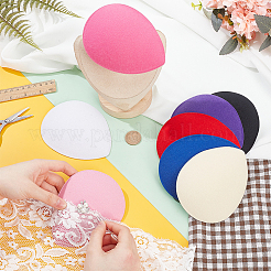 ティアドロップ型EVAミニハットファシネーターベース8個（8色）  DIY 工芸品のヘアアクセサリーの装飾  ミックスカラー  133.5x112x3mm  1pc /カラー&nbsp;AJEW-NB0005-98