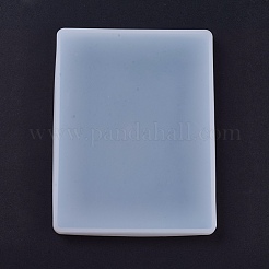 シリコンモールド  レジン型  UVレジン用  エポキシ樹脂ジュエリー作り  長方形  ホワイト  205x155x12mm  インナー：198x148mm&nbsp;DIY-L005-41B