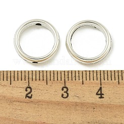 チベット風合金ビーズ  カドミウムフリー＆鉛フリー  アンティークシルバー  リング  13x3.5mm  穴：1.4mm&nbsp;FIND-U015-11AS