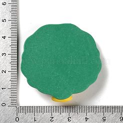 クリスマステーマ不透明樹脂カボション  ジュエリー作りのための  鹿  45x46x11mm&nbsp;RESI-F053-A05