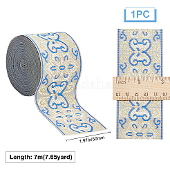 刺繍チロリアンテープ  ジャカードリボン  チロリアンリボン  服飾材料  花柄  レモンシフォン  2