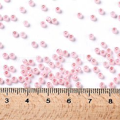 TOHOラウンドシードビーズ  日本製シードビーズ  （ベビーピンクセイロンパール908)個  8/0  3mm  穴：1mm  約1110個/50g&nbsp;SEED-XTR08-0908