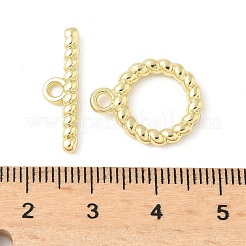 合金マンテル  カドミウムフリー＆鉛フリー  ラックめっき  ツイストリング  ゴールドカラー  リング：17.5x14.5x2.5mm  穴：2mm  バー：5.5x20.5x2.5mm  穴：2mm&nbsp;FIND-B047-17G