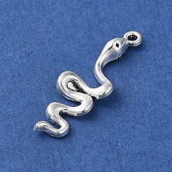 合金のチベット風チャーム  ヘビ  28.5x9.5x3mm  穴：1.4mm&nbsp;PALLOY-O002-05AS