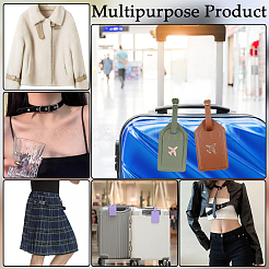 PUイミテーションレザーネックレス チョーカーカラーチェーンジュエリー  ブラック  17.13~17.32インチ（43~44cm）&nbsp;FIND-WH20019-74C
