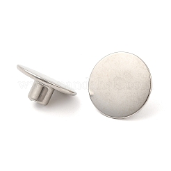 ジーンズ用合金ボタンピン  航海ボタン  服飾材料  ラウンド  プラチナ  20mm&nbsp;LS-PURS-PW0009-01D-02P