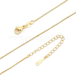 女性用真鍮ベネチアンチェーンネックレス  長持ちメッキ  18KGP本金メッキ  17.72インチ（45cm）&nbsp;NJEW-G160-17G