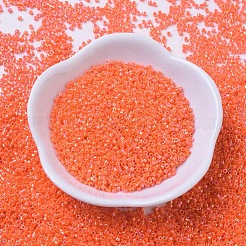 MIYUKIデリカビーズ  シリンダー  日本製シードビーズ  11/0  （db0161)不透明なオレンジ色のab  1.3x1.6mm  穴：0.8mm  約2000個/10g&nbsp;X-SEED-J020-DB0161