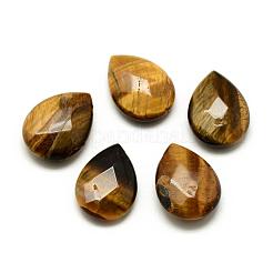 天然石&合成ミックスストーンペンダント  染め  多面カットティアドロップ  18x13x5~6mm  穴：1mm&nbsp;G-R418-62