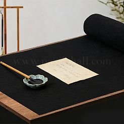 羊毛フェルトマット  中国の書道愛好家のための  長方形  ブラック  700x500x5mm&nbsp;AJEW-WH0819-016