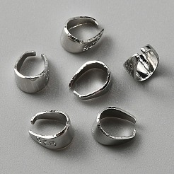 真鍮製バチカン  プラチナ  6x4x5mm  内径：3.5x5mm&nbsp;STER-WH008-09P-1