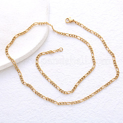 Amie Lunbi クラシック NK チェーン ゴールドメッキ チタンスチール ネックレス メンズ レディース&nbsp;OB1269