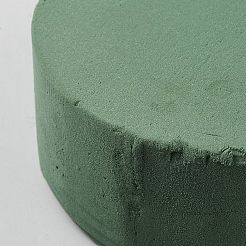 フラットラウンドい花のクラフトフォーム  DIYフラワーアレンジメント  シーグリーン  197x78mm&nbsp;AJEW-WH0270-931A
