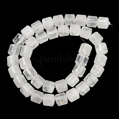 天然石クオーツクリスタルビーズ連売り  水晶  コラム  9.5~10x10~10.5mm  穴：0.8~1mm  約40個/連  15.31~15.35''（38.9~39センチメートル）&nbsp;G-G275-D16-10x10mm