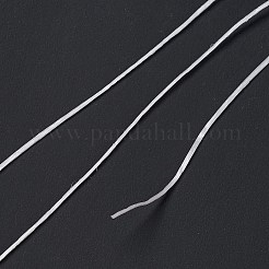 400mの平らな弾性クリスタルストリング  弾性ビーズ糸  ストレッチブレスレット作り用  透明  0.2mm  1 mm幅  約446.81ヤード（400m）/ロール&nbsp;NWIR-F011-03C