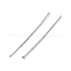 鉄平頭ピン  カドミウムフリー＆鉛フリー  プラチナ  20ゲージ  50x0.75~0.8mm  ヘッド：2mm&nbsp;IFIN-FS0001-33