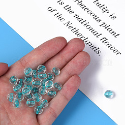 透明なアクリルビーズ  ラウンド  多面カット  ミックスカラー  8mm  穴：1.6mm  約1810個/500g&nbsp;MACR-S373-133-T
