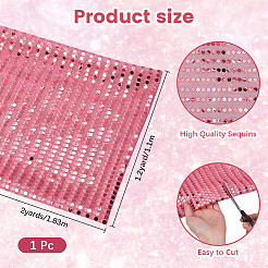 ポリエステルパイル生地  服装アクセサリー  フラミンゴ  1100x0.2mm&nbsp;DIY-WH20002-175A