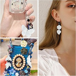 DIYジュエリー作りキット  不透明アクリルビーズとペンダント  混合形状  ブラック  6~23.5x6~20.5x4.5~7mm  穴：1.2~2mm  約20g /セット  20~25個/セット&nbsp;MACR-CJC0004-20C