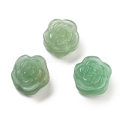 天然混合宝石彫刻ビーズ  花  13.5~16x13~16x7.5~9.5mm  穴：1.6mm&nbsp;G-H007-01