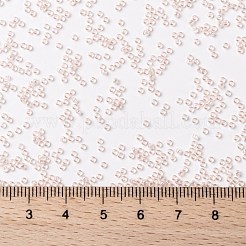 MIYUKIラウンドロカイユビーズ  日本製シードビーズ  15/0  （rr365)ライトシェルピンクツヤ  1.5mm  穴：0.7mm  約27777個/50g&nbsp;SEED-X0056-RR0365