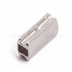 真鍮ビーズ  カドミウムフリー＆鉛フリー  長方形  ミックスカラー  10.5x6.5x4mm  穴：2.5mm&nbsp;KK-L188-11