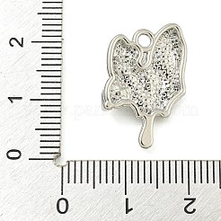 合金樹脂チャーム  プラチナ  ナゲット  21.5x13.5x5mm&nbsp;LS-PALLOY-S029-02A